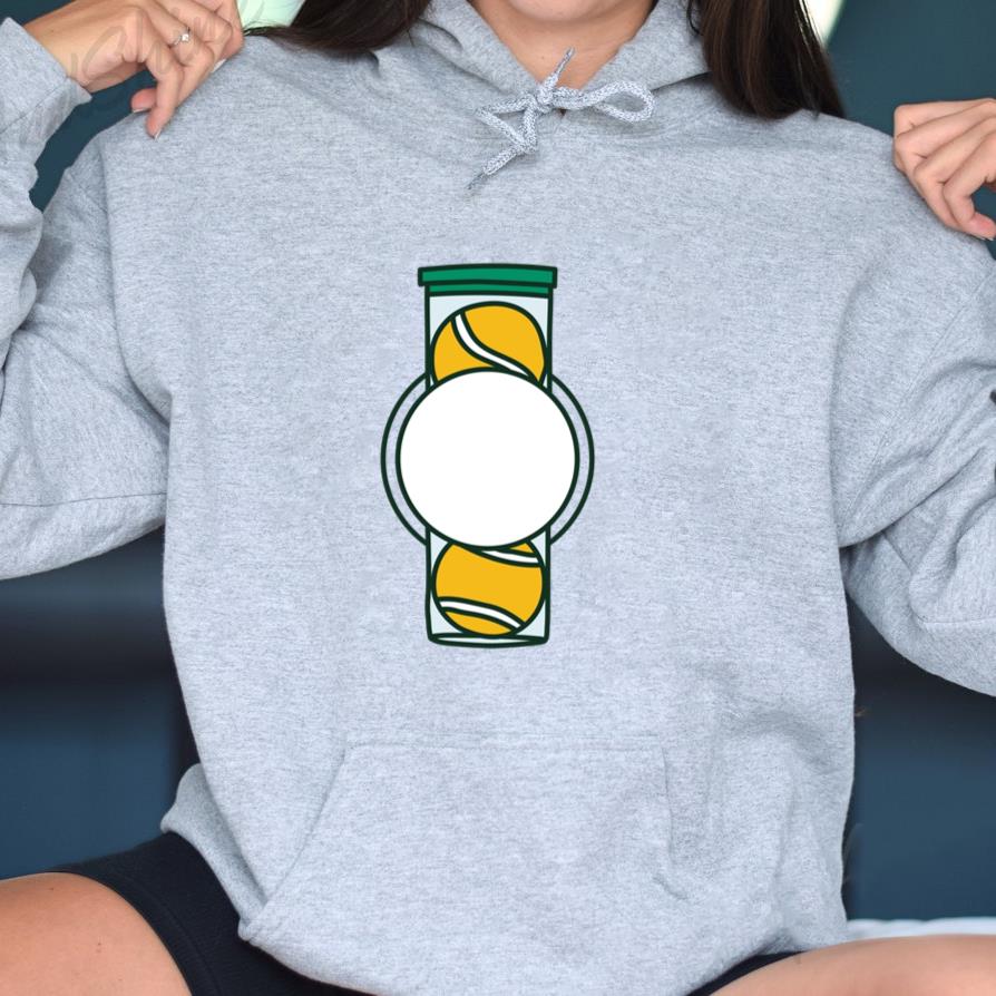 Bottle With Two Tennis Balls In It Hoodie