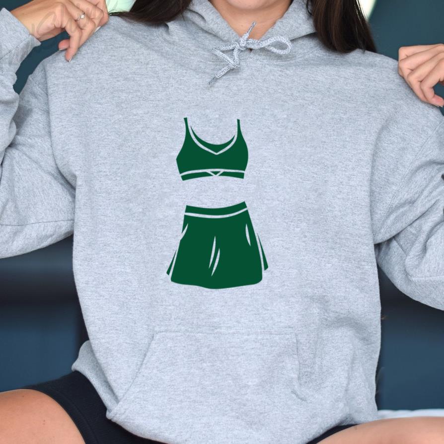 Green Tennis Skirt Hoodie