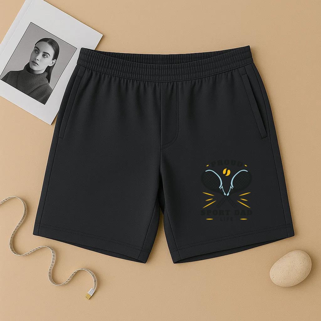 Proud Sport Dad Life Tennis Design Short