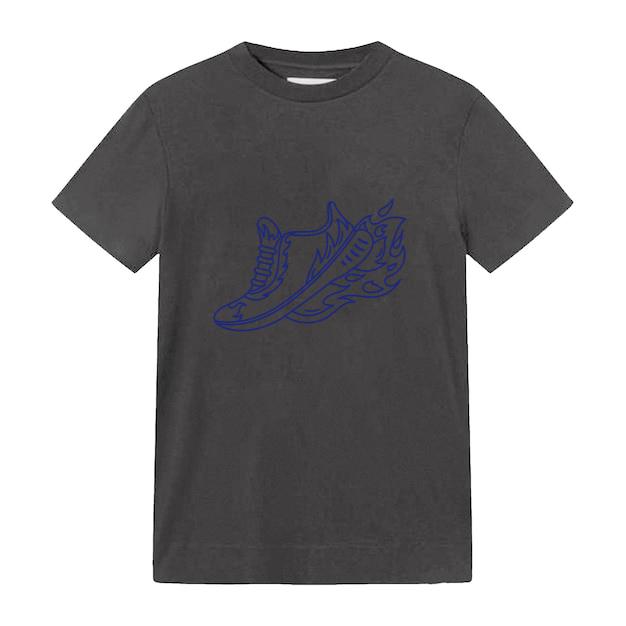 Running Marathon Fire Clothes Shoe T-Shirt
