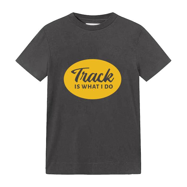 Running Track Cut Out Badge T-Shirt