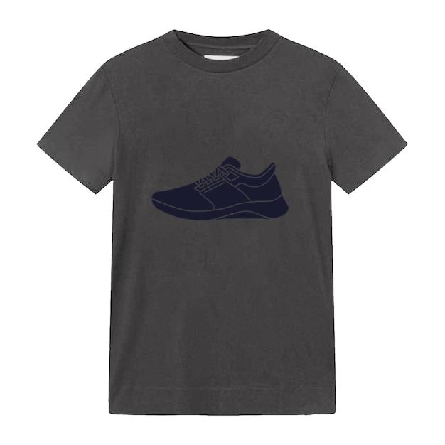 Simple Marathon Running Shoe T-Shirt