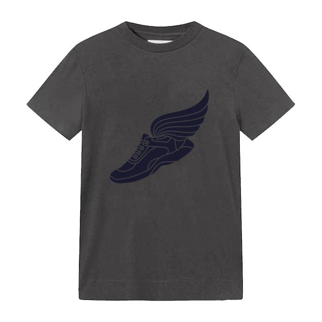 Simple Wings Running Shoe T-Shirt