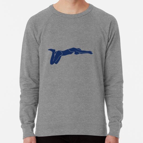 Swimming People Pose Silhouette Sweatshirt
