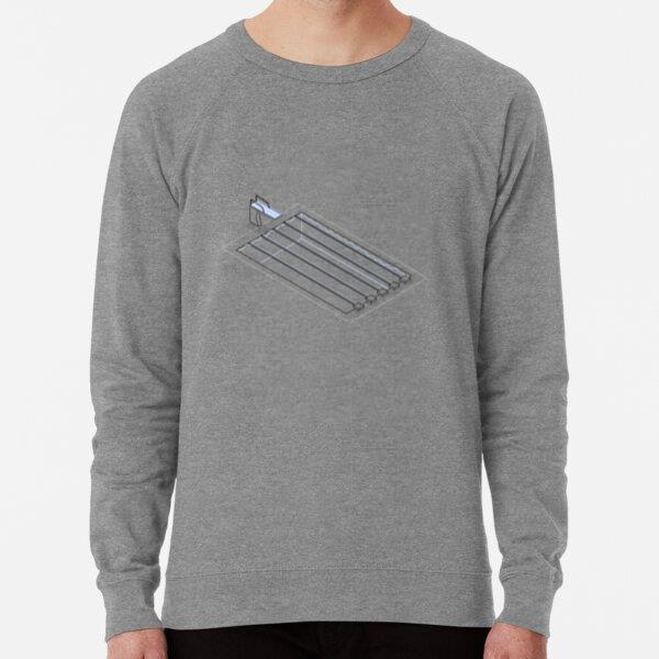 Swimming Pool Tracks Isometric Swimming Sweatshirt