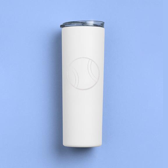 Tennis Ball Icon Skinny Tumbler 20oz