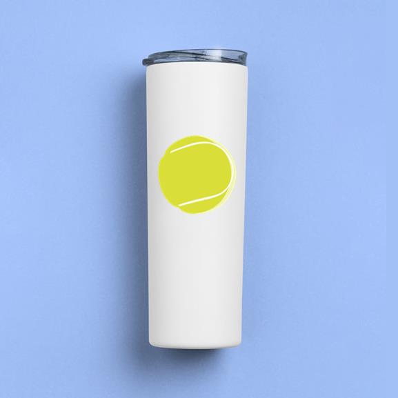 Tennis Ball Icon Tennis Elements Skinny Tumbler 20oz