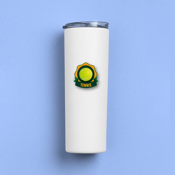 Tennis Logo Skinny Tumbler 20oz
