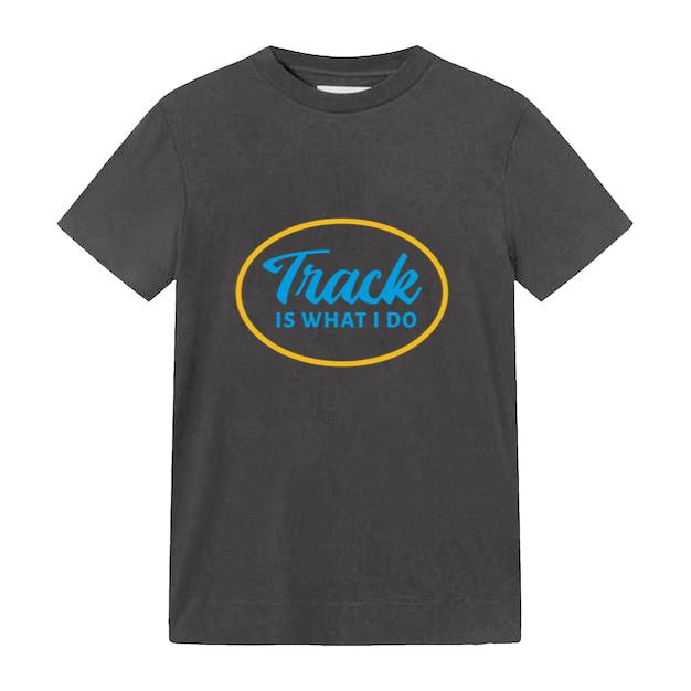 Track Running Lettering Badge T-Shirt