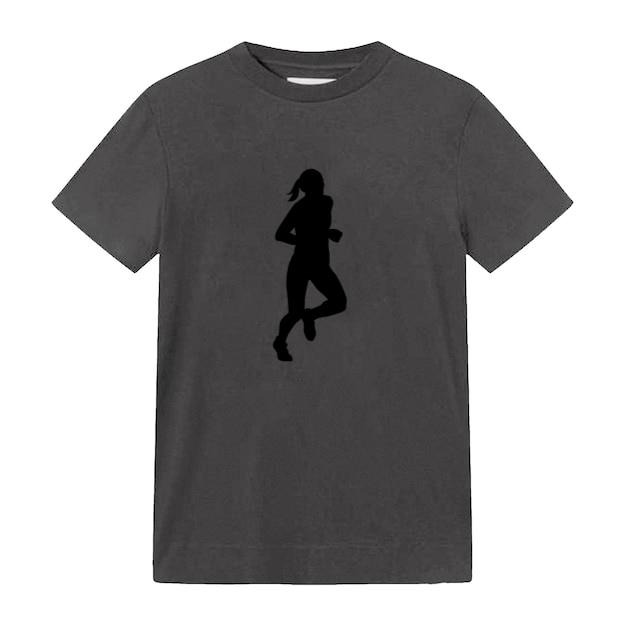 Woman Jogging Silhouette T-Shirt
